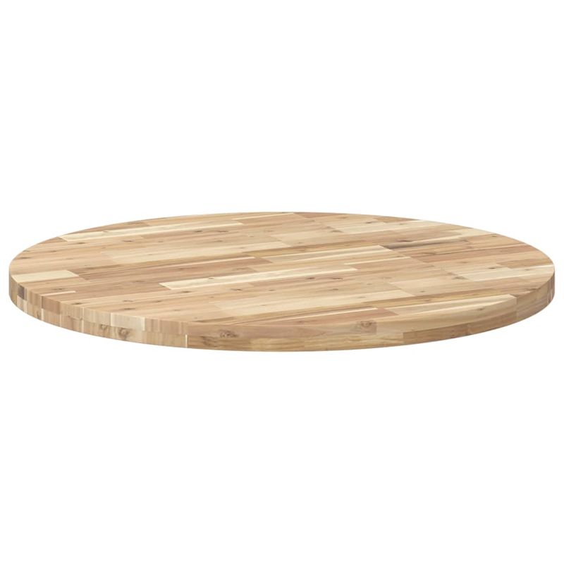Casa si Gradina - Constructii - Lemn constructii - Placi lemn - Blat de masa rotund, diametru 90x4 cm, lemn masiv de acacia, natural - Infinity.ro