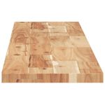 Casa si Gradina - Mobilier - Biblioteci si rafturi - Rafturi - Rafturi suspendate 2 buc. 160x20x2cm lemn masiv acacia netratat, finisat în ulei - Infinity.ro