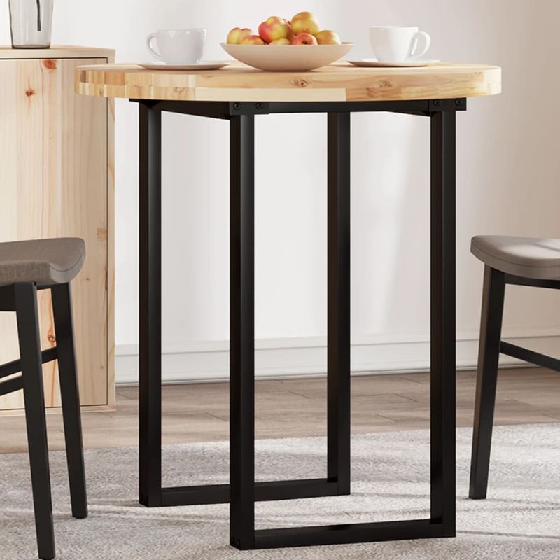 Casa si Gradina - Constructii - Lemn constructii - Placi lemn - Blat de masa rotund, diametru 70x4 cm, lemn masiv de acacia, natural - Infinity.ro