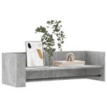 Casa si Gradina - Mobilier - Biblioteci si rafturi - Rafturi - Raft de perete, gri beton, 100x35x30,5 cm, lemn prelucrat - Infinity.ro