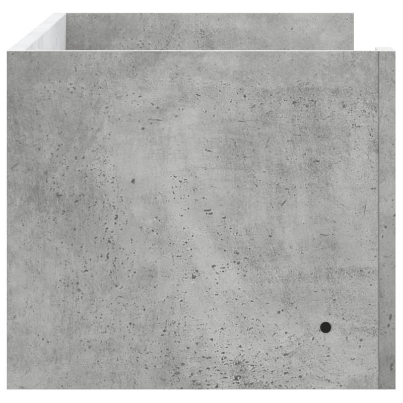 Casa si Gradina - Mobilier - Biblioteci si rafturi - Rafturi - Raft de perete, gri beton, 100x35x30,5 cm, lemn prelucrat - Infinity.ro