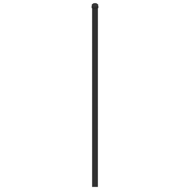 Casa si Gradina - Mobilier - Paturi si accesorii - Accesorii paturi - Tablie de pat, stejar fumuriu, 180 cm, lemn prelucrat si otel - Infinity.ro