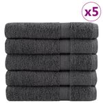 Casa si Gradina - Textile si covoare - Textile baie - Prosoape - Prosoape premium 25 buc Antracit 80x200cm 600gsm 100% bumbac - Infinity.ro