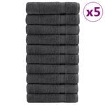 Casa si Gradina - Textile si covoare - Textile baie - Prosoape - Prosoape premium 50 buc Antracit 50x100cm 600gsm 100% bumbac - Infinity.ro