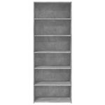 Casa si Gradina - Mobilier - Comode si corpuri - Corpuri bucatarie - Dulap inalt, gri beton, 70x41x185 cm, lemn prelucrat - Infinity.ro