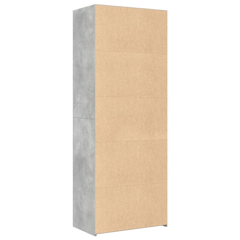Casa si Gradina - Mobilier - Comode si corpuri - Corpuri bucatarie - Dulap inalt, gri beton, 70x41x185 cm, lemn prelucrat - Infinity.ro