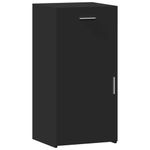 Casa si Gradina - Mobilier - Comode si corpuri - Comode - Dulap, negru, 45x42,5x93 cm, lemn prelucrat - Infinity.ro