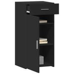 Casa si Gradina - Mobilier - Comode si corpuri - Comode - Dulap, negru, 45x42,5x93 cm, lemn prelucrat - Infinity.ro