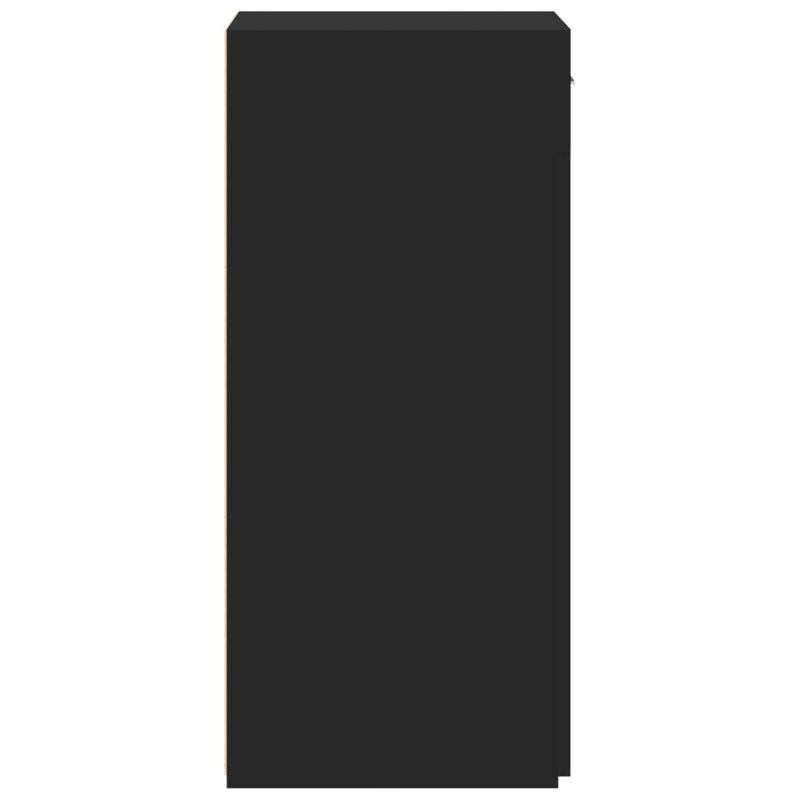 Casa si Gradina - Mobilier - Comode si corpuri - Comode - Dulap, negru, 45x42,5x93 cm, lemn prelucrat - Infinity.ro