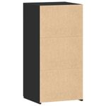 Casa si Gradina - Mobilier - Comode si corpuri - Comode - Dulap, negru, 45x42,5x93 cm, lemn prelucrat - Infinity.ro