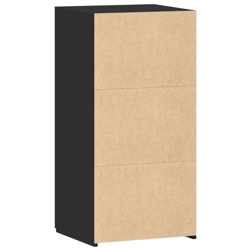 Casa si Gradina - Mobilier - Comode si corpuri - Comode - Dulap, negru, 45x42,5x93 cm, lemn prelucrat - Infinity.ro