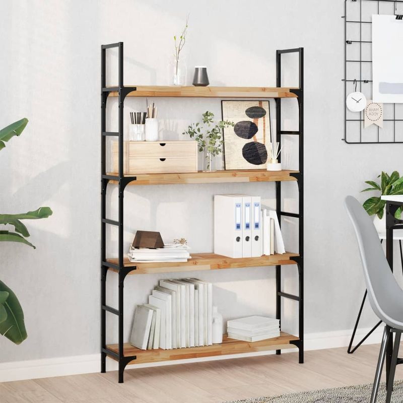 Casa si Gradina - Mobilier - Biblioteci si rafturi - Rafturi - Rafturi suspendate 2 buc. 100x20x4cm lemn masiv acacia netratat - Infinity.ro