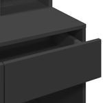 Casa si Gradina - Mobilier - Comode si corpuri - Masute de toaleta - Masa de toaleta cu LED, negru, 80x41x144,5 cm - Infinity.ro