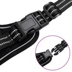 Petshop - Accesorii petshop - Jucarii animale - Ansambluri de joaca - Ham pentru caini cu dungi reflectorizante reglabil, negru, M - Infinity.ro