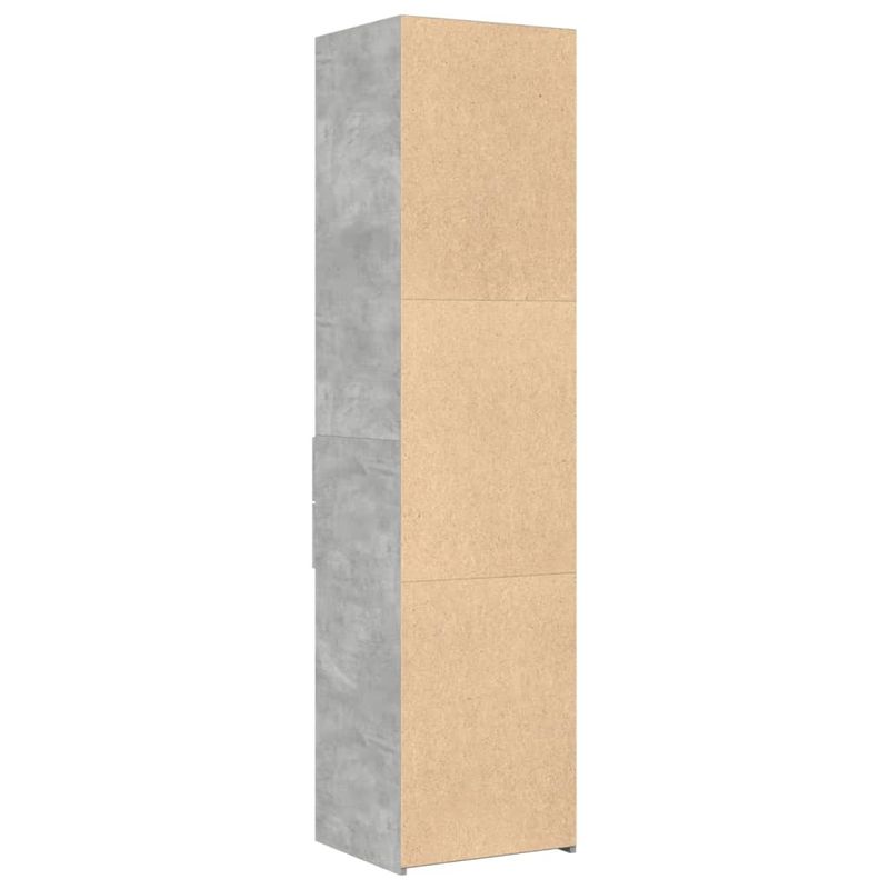Casa si Gradina - Mobilier - Comode si corpuri - Corpuri bucatarie - Dulap inalt, gri beton, 45x42,5x185 cm, lemn compozit - Infinity.ro