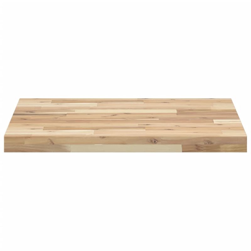 Casa si Gradina - Mobilier - Feronerie si accesorii mobila - Blat de masa patrat, 60x60x4 cm, lemn masiv de acacia, natural - Infinity.ro