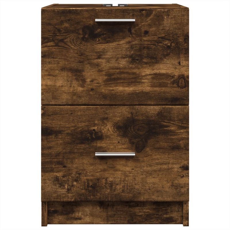 Casa si Gradina - Mobilier - Mobilier baie - Comode baie - Dulap de chiuveta, stejar afumat, 40x37x59 cm, lemn prelucrat - Infinity.ro
