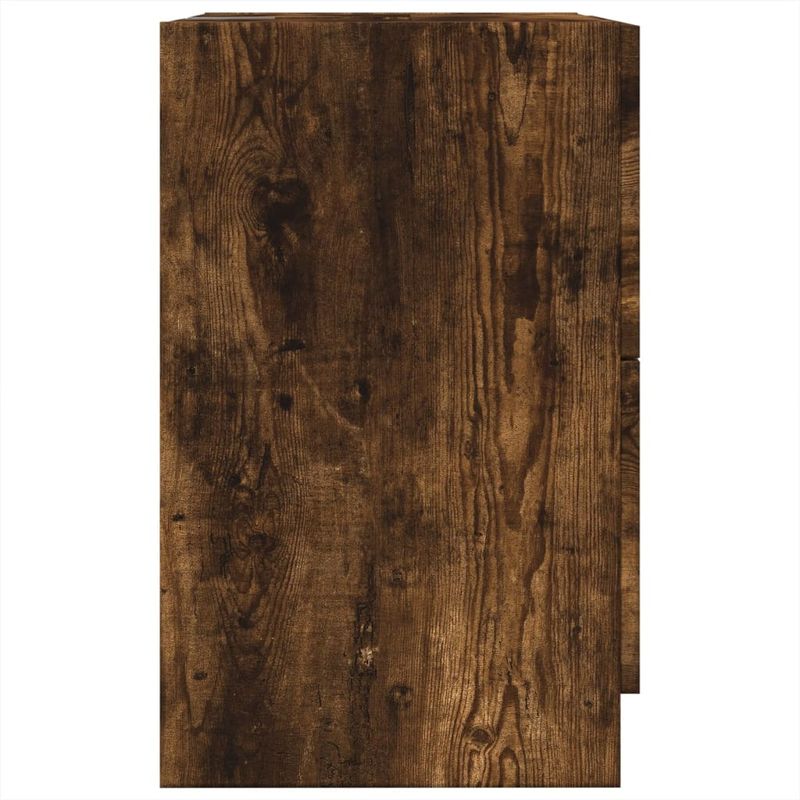 Casa si Gradina - Mobilier - Mobilier baie - Comode baie - Dulap de chiuveta, stejar afumat, 40x37x59 cm, lemn prelucrat - Infinity.ro