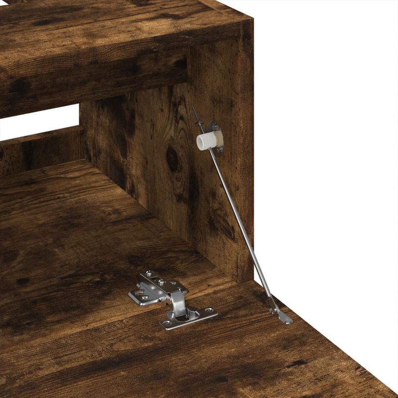 Casa si Gradina - Mobilier - Mobilier baie - Comode baie - Dulap de chiuveta, stejar afumat, 40x37x59 cm, lemn prelucrat - Infinity.ro