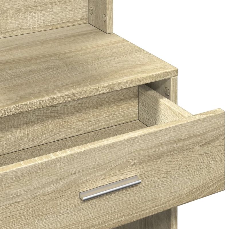 Casa si Gradina - Mobilier - Comode si corpuri - Masute de toaleta - Masa de toaleta cu dulap, stejar sonoma, 80x35x132 cm - Infinity.ro