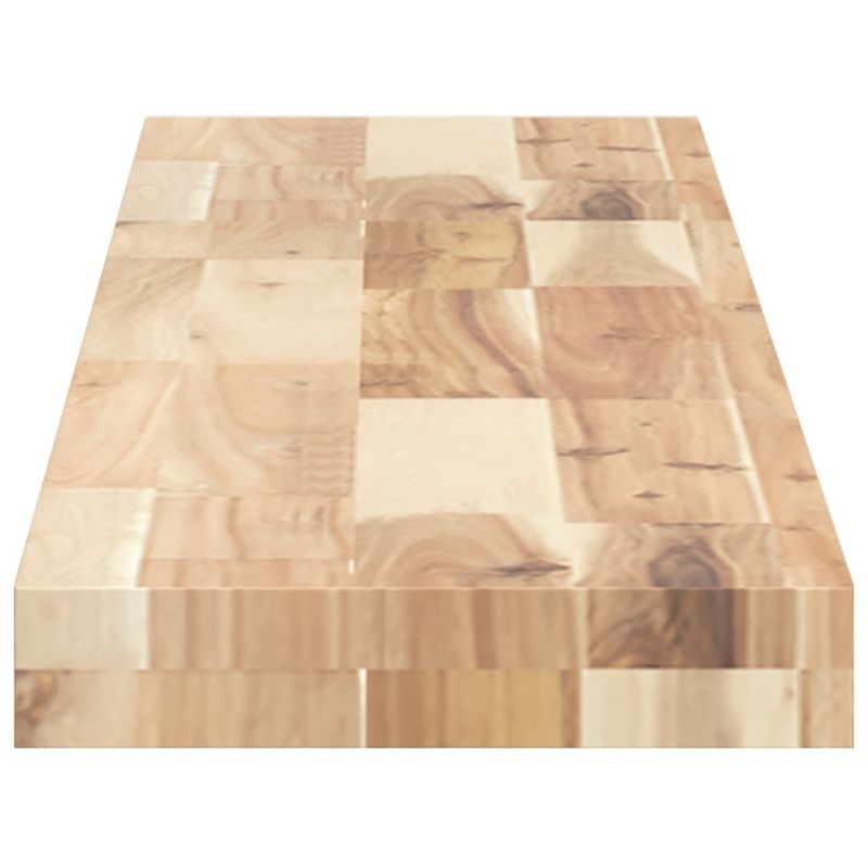 Casa si Gradina - Mobilier - Biblioteci si rafturi - Rafturi - Raft plutitor 3 buc. 120x20x4 cm, lemn masiv de acacia netratat - Infinity.ro