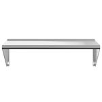 Casa si Gradina - Mobilier - Biblioteci si rafturi - Rafturi - Raft de perete, 100x45x31 cm, argintiu, otel inoxidabil - Infinity.ro