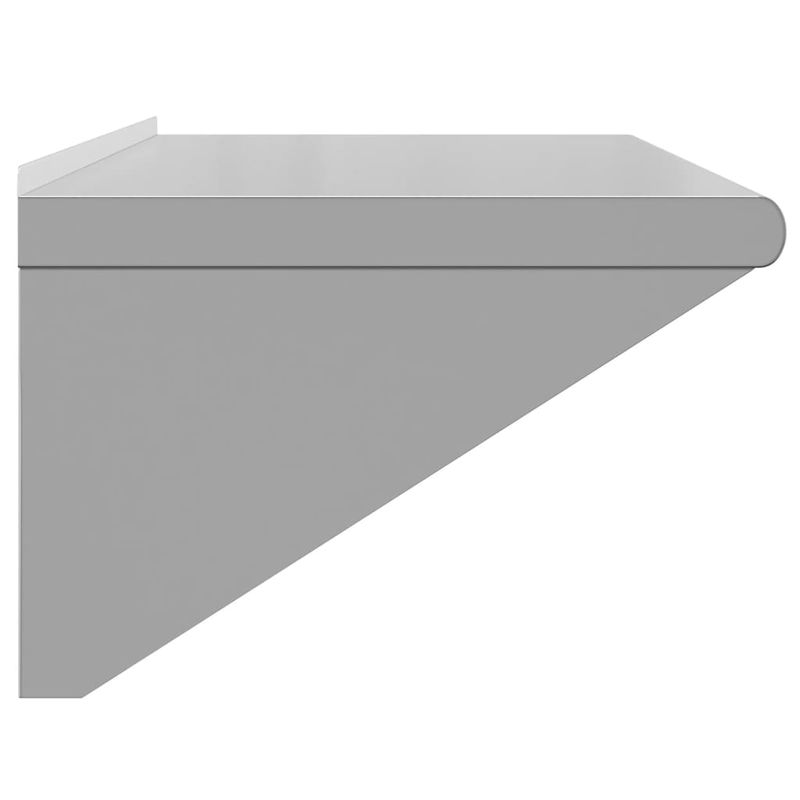 Casa si Gradina - Mobilier - Biblioteci si rafturi - Rafturi - Raft de perete, 100x45x31 cm, argintiu, otel inoxidabil - Infinity.ro