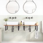 Casa si Gradina - Mobilier - Mobilier baie - Blaturi baie - Blat de baie netratat, 120x50x2 cm, lemn masiv de acacia - Infinity.ro