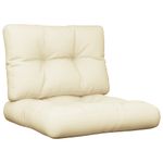Casa si Gradina - Gradina si terasa - Mobilier exterior - Perne decorative exterior - Perne de paleti, 2 buc., crem, material textil - Infinity.ro
