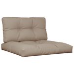 Casa si Gradina - Gradina si terasa - Mobilier exterior - Perne decorative exterior - Perne de paleti, 2 buc., gri taupe, material textil - Infinity.ro