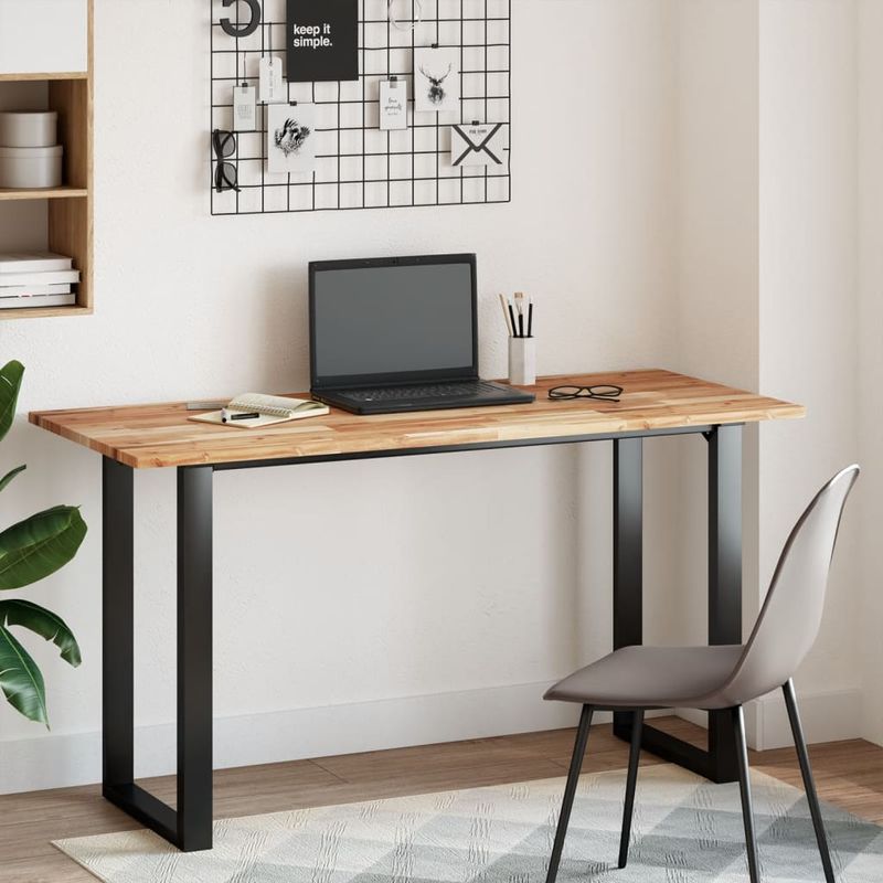 Casa si Gradina - Mobilier - Feronerie si accesorii mobila - Blat de birou finisat cu ulei, 140x60x2 cm, lemn masiv acacia - Infinity.ro