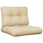 Casa si Gradina - Gradina si terasa - Mobilier exterior - Perne decorative exterior - Perne pentru paleti, 2 buc., bej, material textil - Infinity.ro