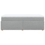 Casa si Gradina - Mobilier - Paturi si accesorii - Paturi - Pat continental cu saltea, gri deschis, 80x200 cm, textil - Infinity.ro