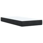 Casa si Gradina - Mobilier - Paturi si accesorii - Paturi - Pat box spring cu saltea, negru, 90x190 cm, catifea - Infinity.ro