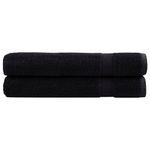 Casa si Gradina - Textile si covoare - Textile baie - Prosoape - Prosoape de sauna premium 2buc. 80x200 cm 600 gsm 100% bumbac, negru - Infinity.ro