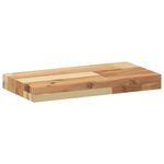 Casa si Gradina - Mobilier - Biblioteci si rafturi - Rafturi - Rafturi suspendate 3 buc. 60x20x4 cm lemn masiv acacia netratat, finisat în ulei - Infinity.ro