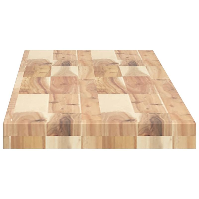 Casa si Gradina - Mobilier - Biblioteci si rafturi - Rafturi - Rafturi plutitoare 3 buc. 140x30x4cm lemn masiv acacia netratat - Infinity.ro