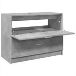 Casa si Gradina - Mobilier - Mobilier baie - Comode baie - Dulap de chiuveta, gri beton, 78x37x59 cm, lemn prelucrat - Infinity.ro