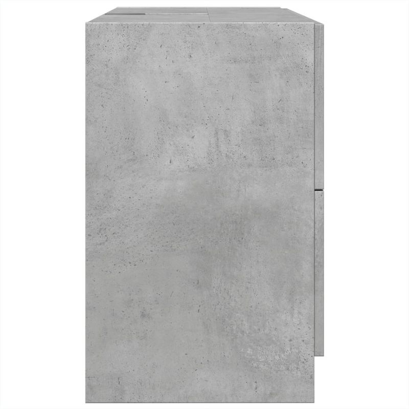 Casa si Gradina - Mobilier - Mobilier baie - Comode baie - Dulap de chiuveta, gri beton, 78x37x59 cm, lemn prelucrat - Infinity.ro