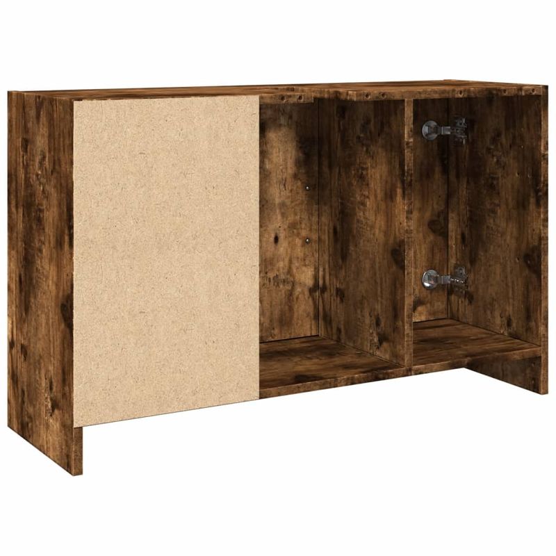 Casa si Gradina - Mobilier - Mobilier baie - Comode baie - Dulap de chiuveta, stejar fumuriu, 90x29x55 cm, lemn prelucrat - Infinity.ro