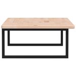 Casa si Gradina - Mobilier - Biblioteci si rafturi - Rafturi - Raft pentru lavoar montat pe perete, otel și lemn masiv stejar, maro și negru, mărime 100x60x2.5 cm, model dreptunghiular - Infinity.ro