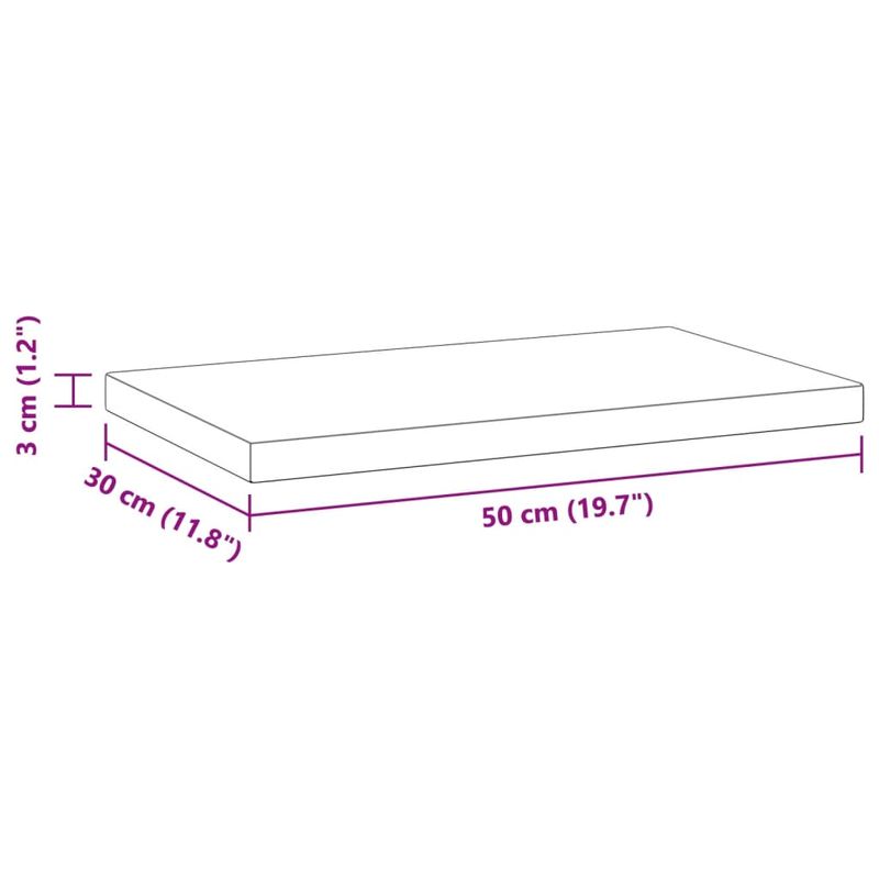 Casa si Gradina - Mobilier - Biblioteci si rafturi - Rafturi - Rafturi de perete, 2 buc., 50x30x3 cm, argintiu otel inoxidabil - Infinity.ro