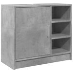 Casa si Gradina - Mobilier - Mobilier baie - Comode baie - Dulap de chiuveta, gri beton, 63x29x55 cm, lemn prelucrat - Infinity.ro