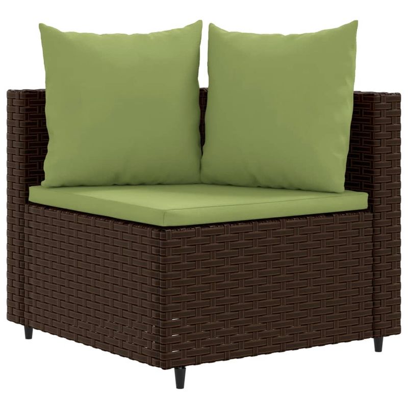 Casa si Gradina - Gradina si terasa - Mobilier exterior - Seturi mobila gradina - Set canapele de gradina cu perne, 7 piese, maro, poliratan - Infinity.ro