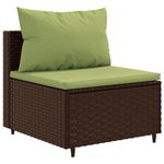 Casa si Gradina - Gradina si terasa - Mobilier exterior - Seturi mobila gradina - Set canapele de gradina cu perne, 7 piese, maro, poliratan - Infinity.ro