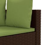 Casa si Gradina - Gradina si terasa - Mobilier exterior - Seturi mobila gradina - Set canapele de gradina cu perne, 7 piese, maro, poliratan - Infinity.ro