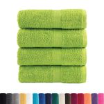 Casa si Gradina - Textile si covoare - Textile baie - Prosoape - Prosoape oaspeti premium 4buc. 30x50cm 600gsm 100% bumbac, verde măr - Infinity.ro
