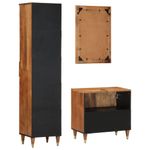 Casa si Gradina - Mobilier - Seturi de mobilier - Seturi baie - Set mobilier de baie, 3 piese, lemn masiv de mango - Infinity.ro