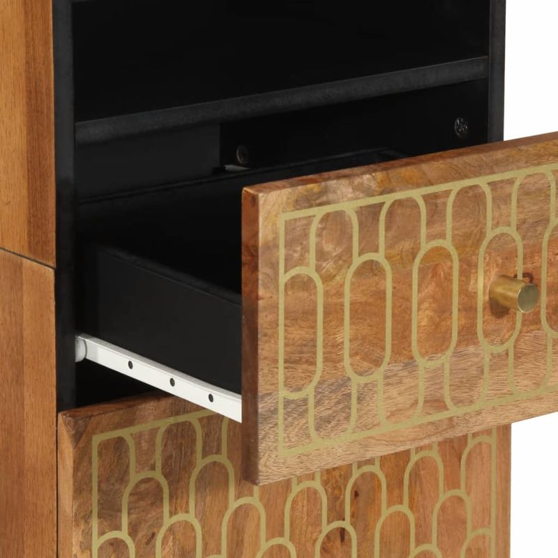 Casa si Gradina - Mobilier - Seturi de mobilier - Seturi baie - Set mobilier de baie, 3 piese, lemn masiv de mango - Infinity.ro