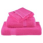 Casa si Gradina - Textile si covoare - Textile baie - Prosoape - Set de prosoape premium, 8 piese, roz, 600 g/m² 100% bumbac - Infinity.ro